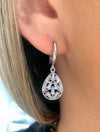 Teardrop Ice Block Earrings