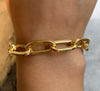 Thick Long Link Chain Bracelet