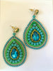 Blue & Green Anna Earrings