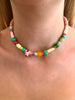 Light Pink Glass Dominic Necklace
