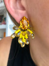 Yellow Lagos Earrings