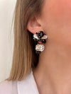 Black & Silver Aurora Earrings
