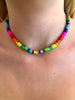Rainbow Mini Joy Natural Stone Necklace
