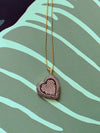 Pink Double Heart Necklace