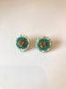 Turquoise & Gold Chloe Earrings