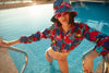 Brooklyn Floral Cropped Jacket