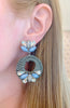 Grey & Blue Elora Earrings