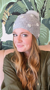 Pearl & Crystal Flower Toque